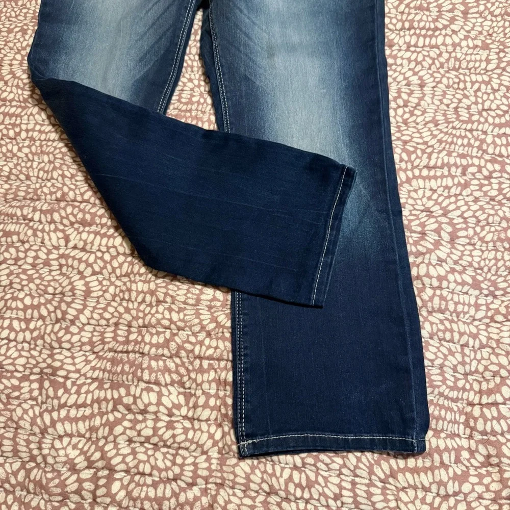 LEI Dark Blue Straight Leg Jeans‎